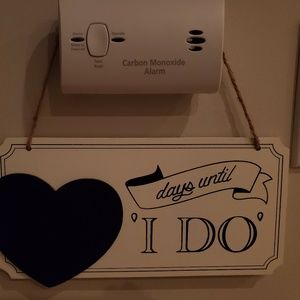 Chalk Wedding Countdown